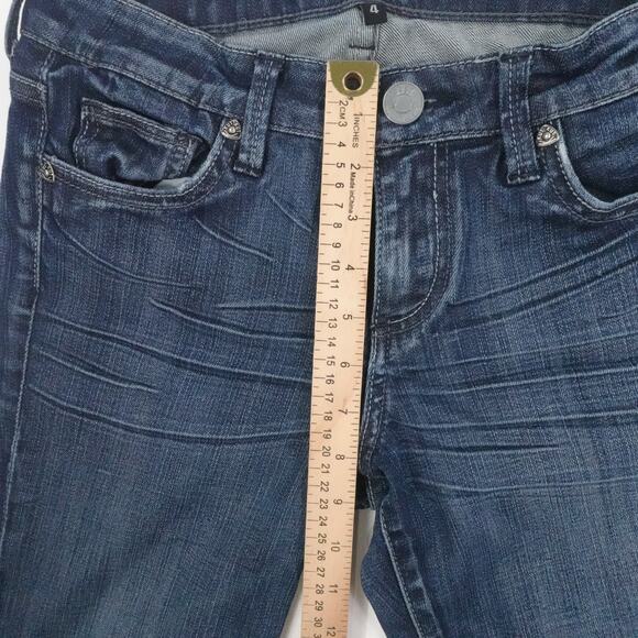 KUT from the Kloth Jeans Womens‎ 4 Blue Low Rise Bootcut Stretch Boho Western - Picture 5 of 16